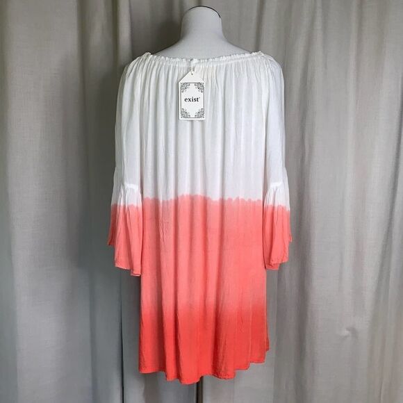 Exist Ombré Bell Sleeve On/Off Shoulder Dress - Picture 5 of 8